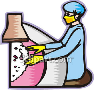 Manufacturing Pills   Royalty Free Clipart Picture