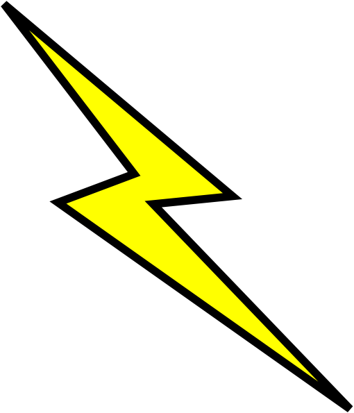Red Lightning Bolt Clipart Lightning Bolt Clipart Png