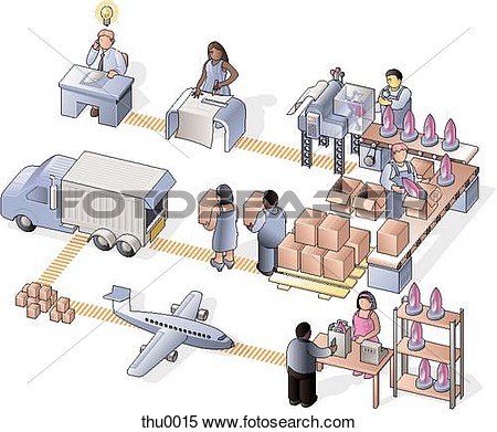 Stock Illustration Of Manufacturing Company Thu0015   Search Clipart