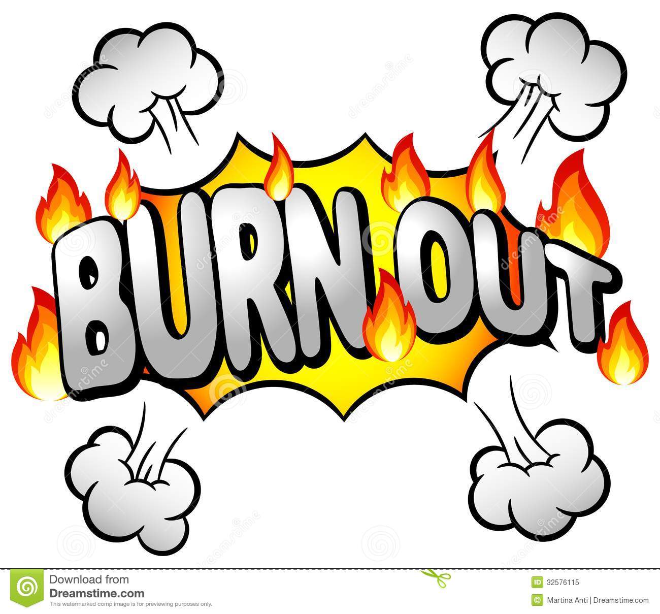 Burnout Clipart Effect Bubble Burn Out Vector Illustration 32576115