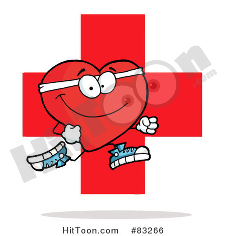 Cardio Clip Art Medical Clipart  83266  Red