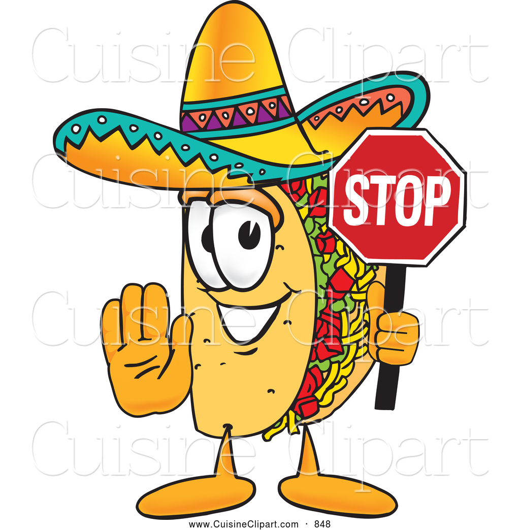 Clipart Cartoon Paper Character Holding Stop Sign
