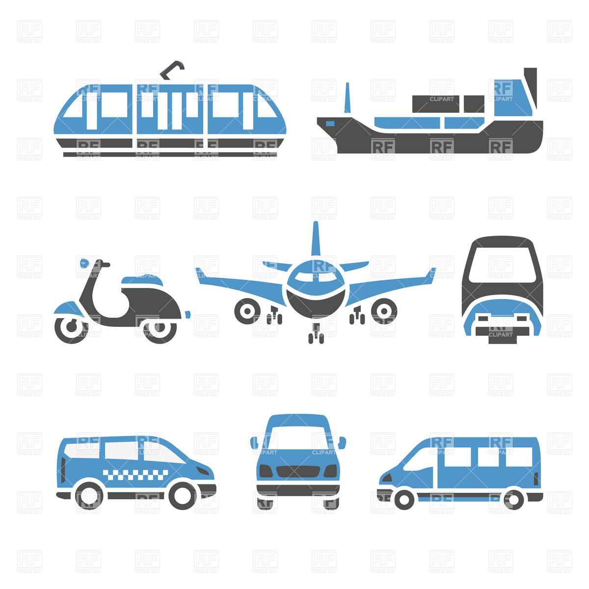 Clipart Catalog Transportation Transportation Facilities Icons Travel