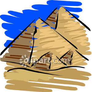 Egypt Clip Art Pyramids In Egypt Royalty Free Clipart Picture 090301
