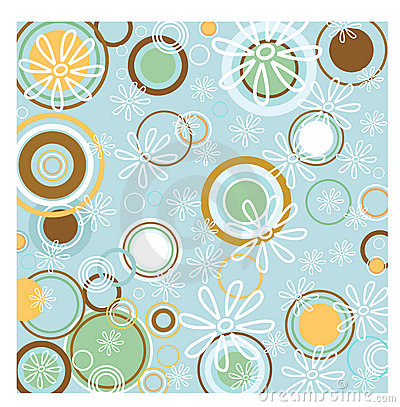 Groovy Circles Illusion Design Stock Image   Image  13802801