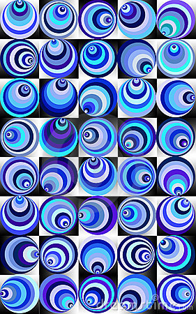 Groovy Circles Illusion Design Stock Image   Image  13802801