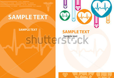 Medico Cardio Brochure Sfondi Cover Cardio Vettoriale E Layout Con    