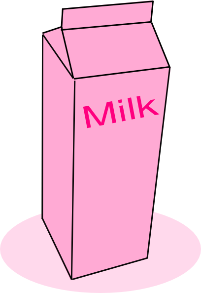 Pink Milk Clip Art At Clker Com   Vector Clip Art Online Royalty Free