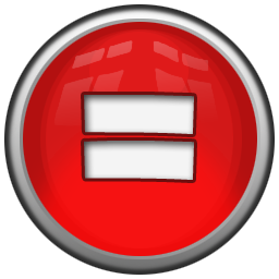 Red Equal Sign Icon Png Clipart Image   Iconbug Com