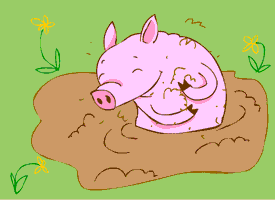 Showing  18  Pics For Pig In Mud Clipart