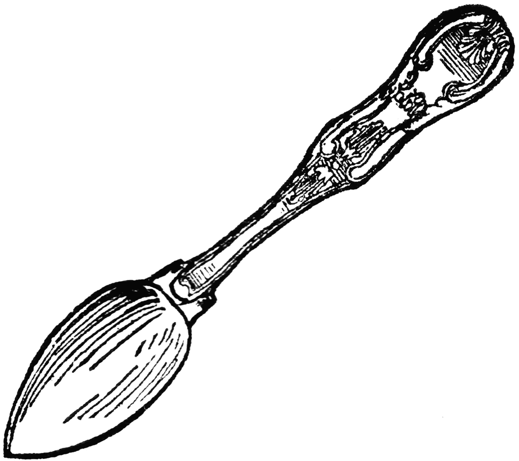 Table Spoon   Clipart Etc