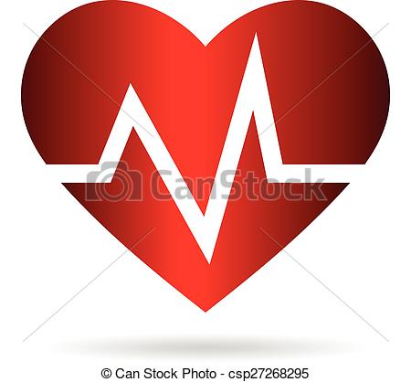 Vector   Heart Beat Rate Cardio And Medical   Stock Illustration