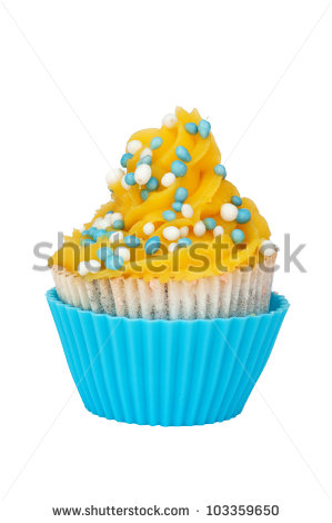 Yellow Cupcake Clipart