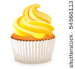 Yellow Cupcake Clipart