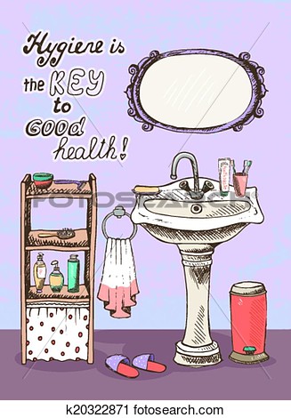 Clipart Of Hygiene Is A Key To Good Health K20322871   Search Clip Art