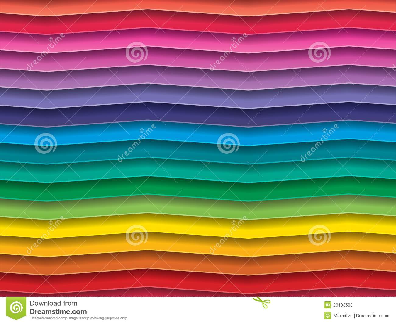 Colorful Background With Horizontal Wave Lines Stock Photo   Image