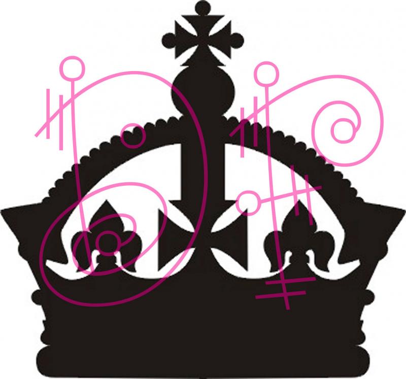 Crown Clipart Keep Calm Carry On   Digital File