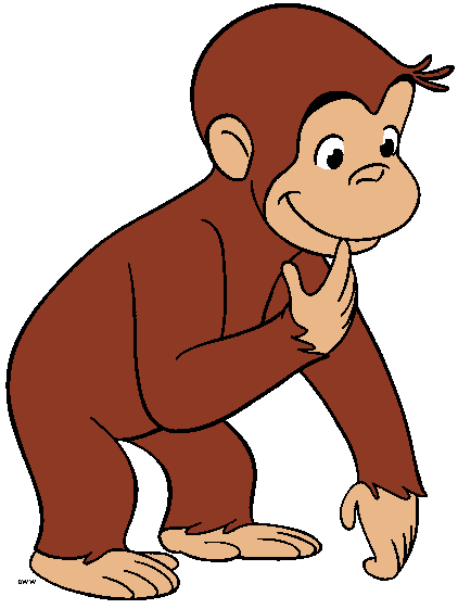 Curious George Clipart   Cartoon Characters Images   The Man In