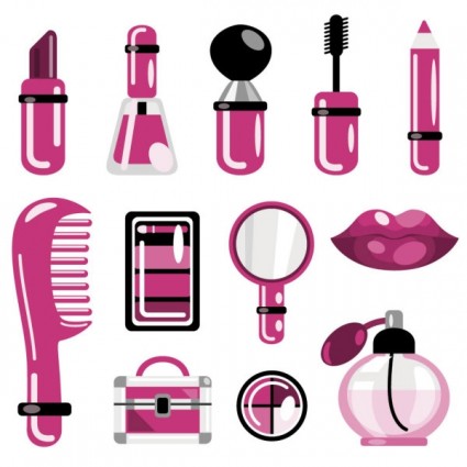 Daily Cosmetics 02 Vector Free 79073kb Clipart