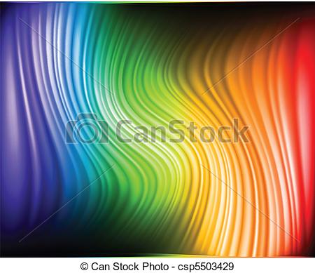 Eps Vectors Of Rainbow Colors Abstract Horizontal Lines Card   A