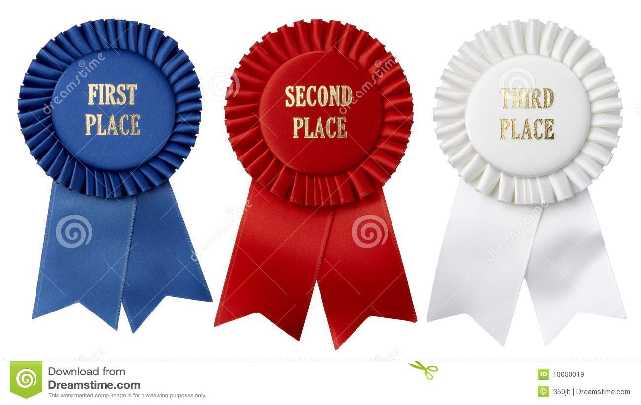 First Second Third Place Ribbons Royalty Free Stock Images   Image