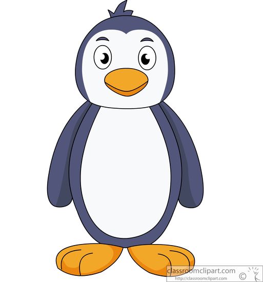 Penguin Clipart Image Penguin Playing Santa Claus With Bag Of Toys