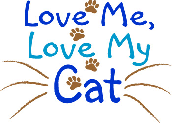 Pets Clip Art  Love Me Love My Cat Word Art