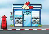 Pharmacy Store Stock Illustrations   Gograph