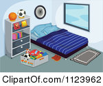 Royalty Free  Rf  Bedroom Clipart Illustrations Vector Graphics  1