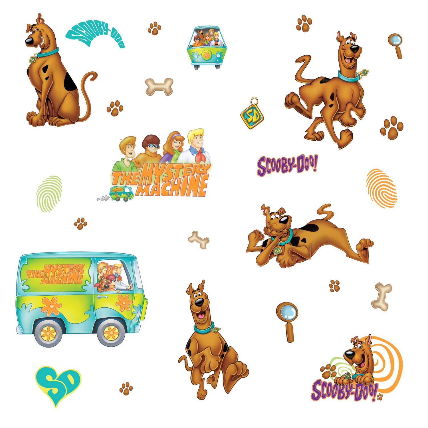 Scooby Doo Removable Decals