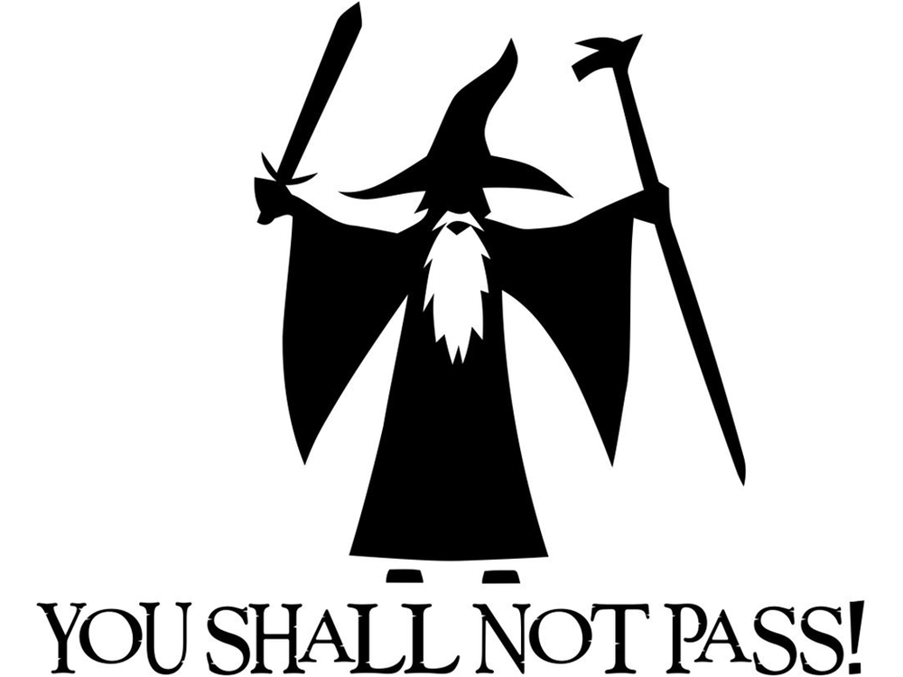 You Shall Not Pass    Gandalf   Lotr By Stickeesbiz On Deviantart