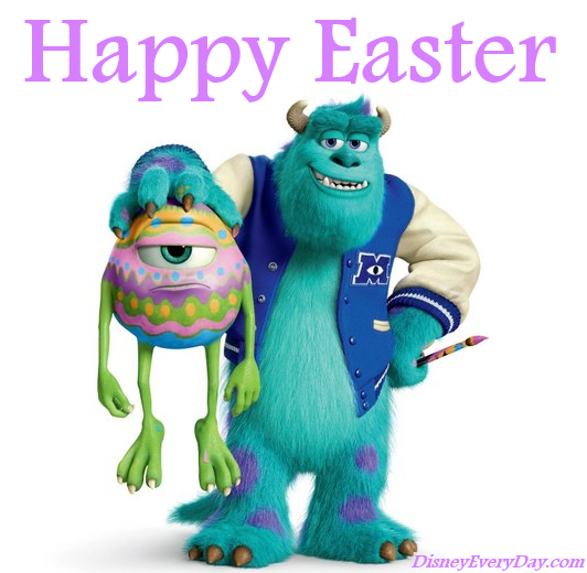 532 X 520 Png 357kb Happy Easter 2013 Disney Mike Sulley Monsters