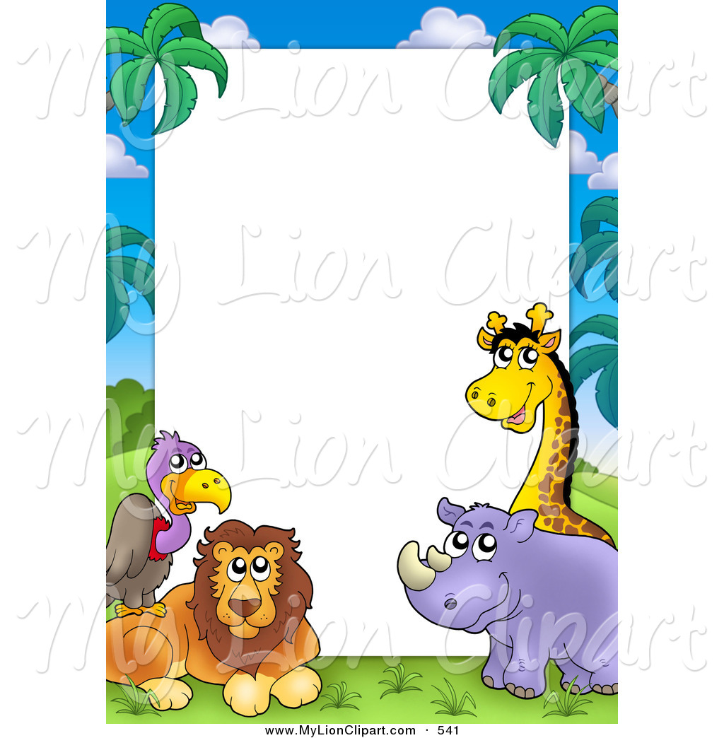 Birthday Clip Art Borders And Frames Clipart Of A Pretty Border Frame    