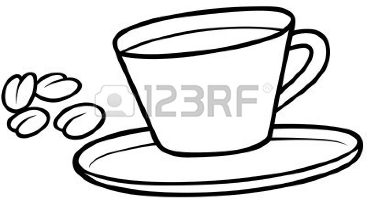 Coffee Clipart Black And White 8669816 Coffee Cup  Black And White