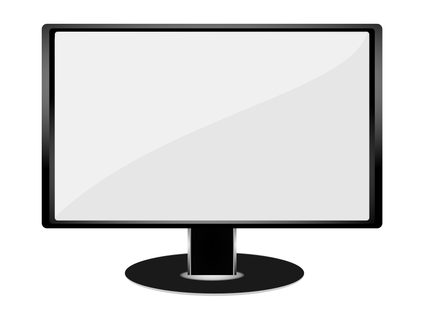 Computer Screen Clipart Black And White   Clipart Panda   Free Clipart