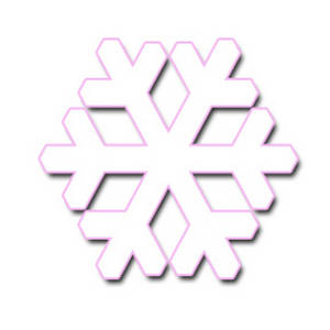 Pink Snowflake Clipart   Clipart Panda   Free Clipart Images