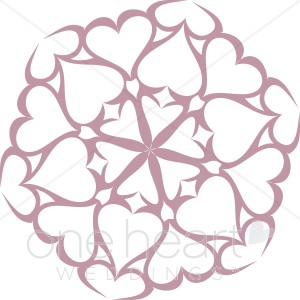 Pink Snowflake Clipart