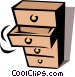 Screens Drawers And Cabinets Vector Clipart Show All Chest Of Drawers