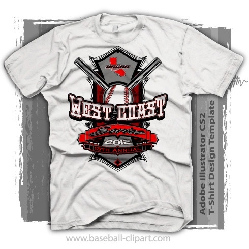 Shirt Design Template In Easy To Edit Vector Format Baseball Shirt