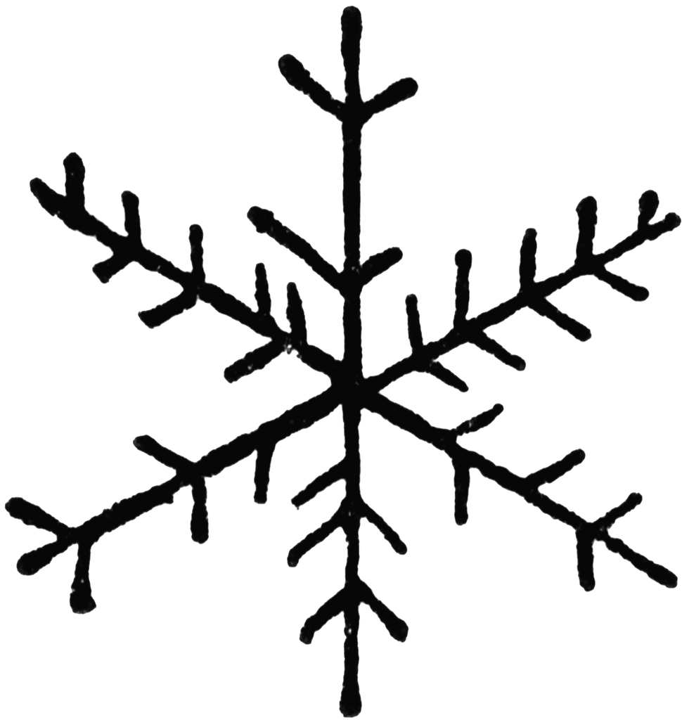 Simple Snowflake   Clipart Best