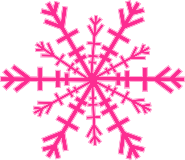Snowflake Clip Art At Clker Com   Vector Clip Art Online Royalty Free    