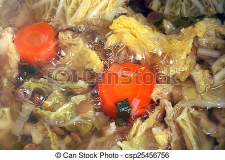 Stock Images Of Vegetable Soup   The Vegetable Soup With Carrot    