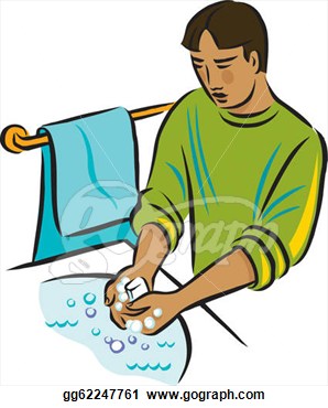 To Wash Your Face Clip Art Washing Your Face Clip Art