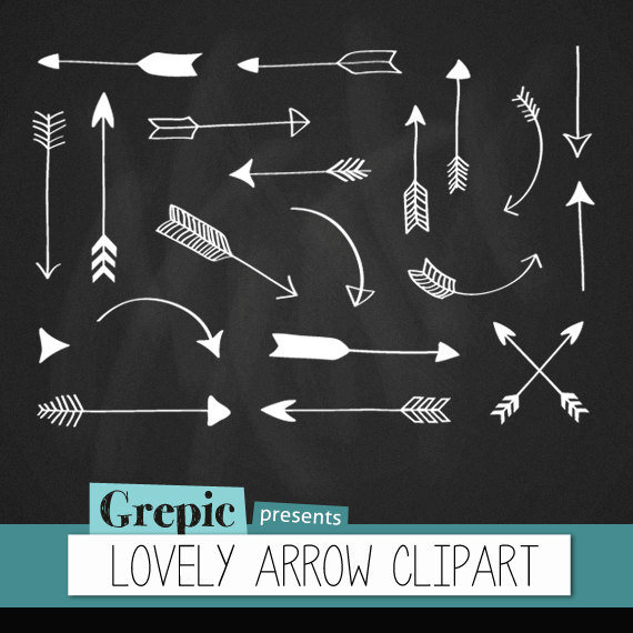 Arrow Clipart Tribal Arrows Arrow Clipart Hand Drawn Arrows White