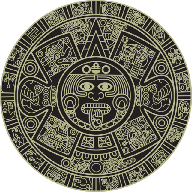 Aztec Calendar Clip Art