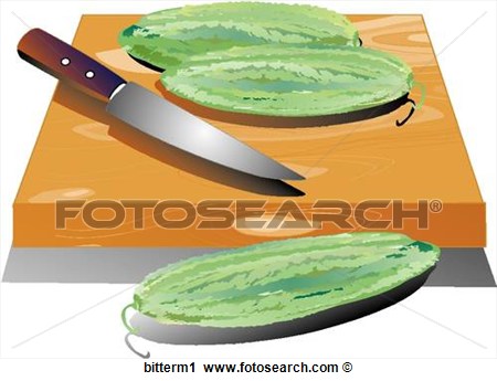 Clipart Of Bitter Melon Composition Bitterm1   Search Clip Art    