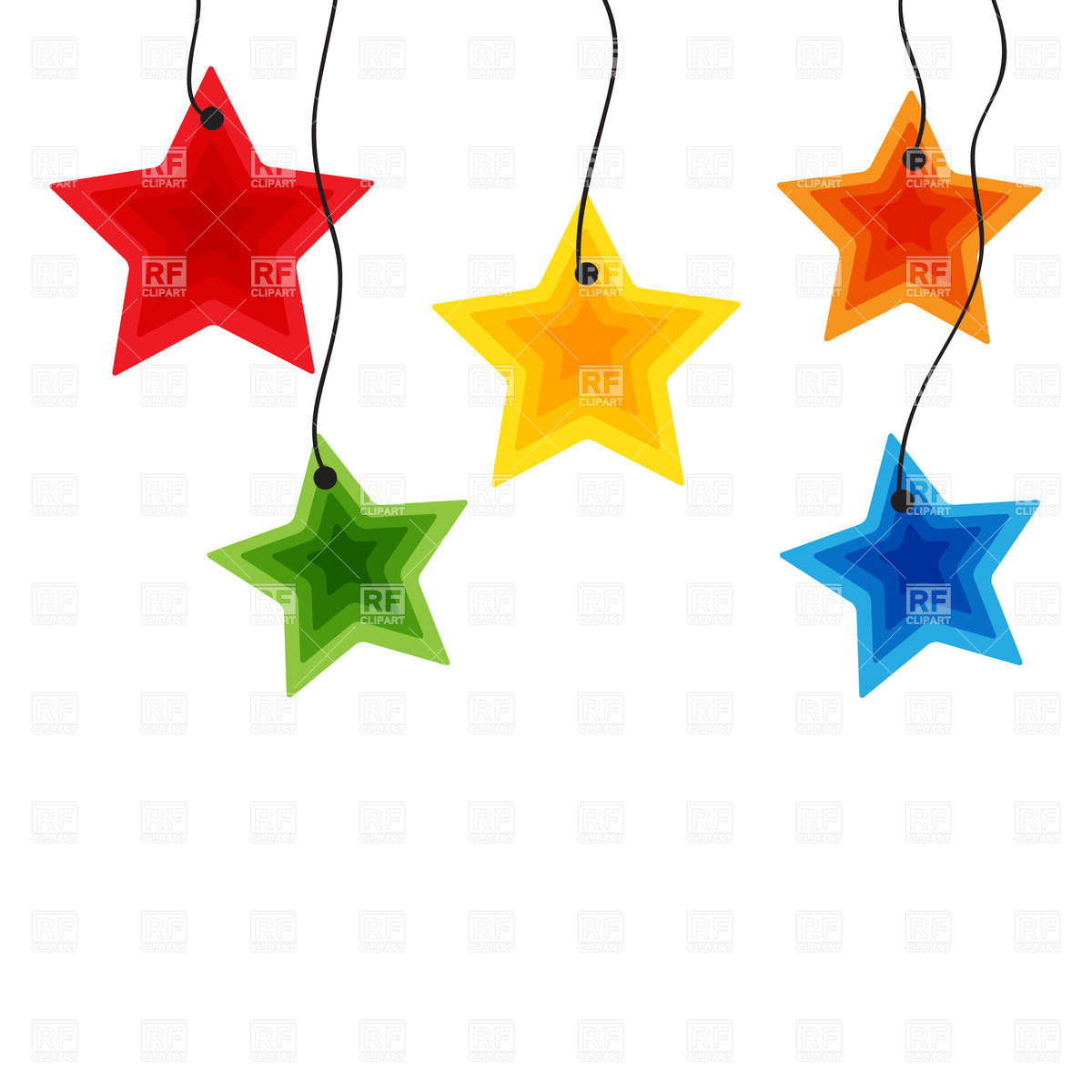 Colorful Stars Clipart   Clipart Panda   Free Clipart Images