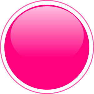 Glossy Pink Circle Button Clip Art At Clker Com   Vector Clip Art