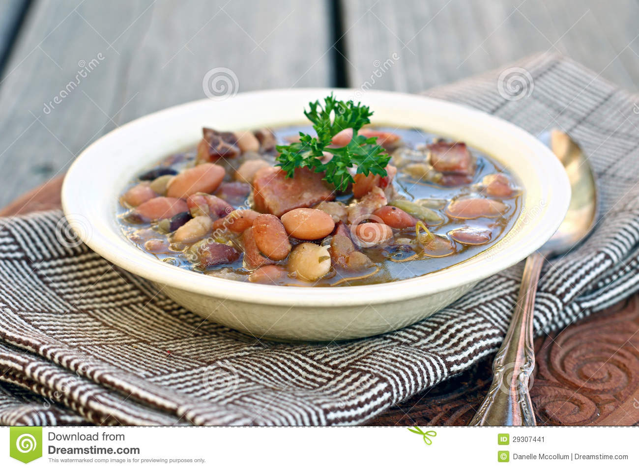 Ham And Bean Soup Stock Image   Image  29307441