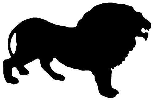Lion Silhouette Clip Art 030912  Vector Clip Art   Free Clipart